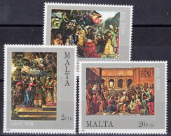 ZAYIX Malta B51-B53 MNH Semi-Postal  Artist Peter-Paul Caruana   080122S62 - Malta (...-1964)