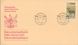 ZAYIX South West Africa 452 Date-stamp Card WIKA 1982 081622SM26 - Südwestafrika (1923-1990)