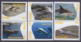 2012 Guyana 8339-8344 Marine Fauna - Dolphins 19,00 € - Dolphins