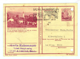 Österreich, 1968, Bildpostkarte Von Köflach/Stmk. Mit Eingedr. S 1,50/Bauten Frankatur, Stempel Schladming; (14337W) - Köflach