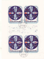 Czechoslovakia 1975, Mi. 2282, Block 4, Amerikanisch - Sowjetisches Weltraumunternehmen Apollo - Sojus, Used, CTO - Usados