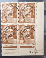 France 1949/51 N°95 En Bloc De 4  14/10/48  ** TB Cote 15€ - 1950-1959