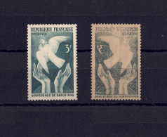 VARIETES X 2  N 761 ** - 1 TB IMPRESSION RECTO VERSO DU VERT FONCE + 1 TB IMPRESSION DEFECTUEUSE SUR FOND ET RF - RRR !! - Unused Stamps