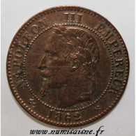 GADOURY 104 - 2 CENTIMES 1862 K - Bordeaux - TYPE NAPOLEON III - KM 796 - TTB/SUP - 2 Centimes