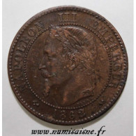 GADOURY 104 - 2 CENTIMES 1862 K - Bordeaux - TYPE NAPOLEON III - KM 796 - TTB/SUP - 2 Centimes