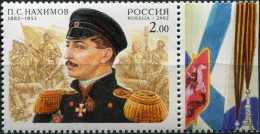 RUSSIA - 2002 -  STAMP MNH ** - 200 Years Of The Birth Of P.S.Nakhimov (III) - Unused Stamps