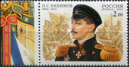 RUSSIA - 2002 -  STAMP MNH ** - 200 Years Of The Birth Of P.S.Nakhimov (VI) - Unused Stamps