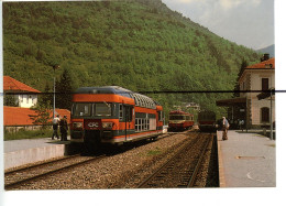 Carte Postale. ALPES MARITIMES. D06. NICE-CONI.  TRAIN AUTORAIL Prototype A Deux Niveaux - Schienenverkehr - Bahnhof