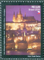 BRAZIL 2020 -  PRAGUE CASTLE - Czech Republic - 1v  Mint - Unused Stamps