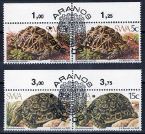 ZAYIX South West Africa SWA 487-490 CTO Tortoise Reptiles 092022S87 - Südwestafrika (1923-1990)