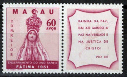 ZAYIX Macau Macao 352 MNH Fatima Religious Figure Holy Year 092022S160 - Otros & Sin Clasificación