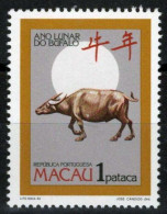 ZAYIX Macau Macao 504 MNH New Year Water Buffalo Wild Life 092022S165M - Otros & Sin Clasificación