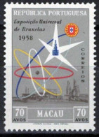 ZAYIX Macau Macao 391 MNH World's Fair Exhibition & Emblem 092022S140 - Otros & Sin Clasificación