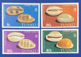 ZAYIX - 1980 - Tuvalu - #129-132 - MH - Marine Life - Shells - Tuvalu