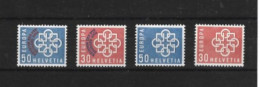 TIMBRES SUISSE NEUF** MNH N°630/31/32/33 Y&T EUROPA - Nuevos