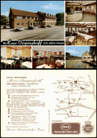 Ansichtskarte Dülmen Haus Bispinghoff HOTEL RESTAURANT Reklamekarte 1970 - Duelmen