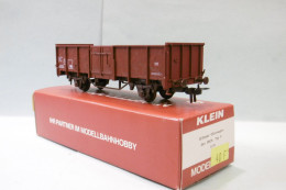 Klein - WAGON TOMBEREAU Bosselé Type E SNCF ép. IV Réf. 3104 BO HO 1/87 - Goods Waggons (wagons)