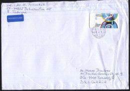 Mailed Cover With  Stamp Sport Biatlon 2024 From Czech Republic - Brieven En Documenten
