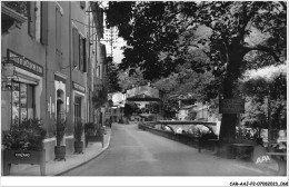 CAR-AAJP2-30-0123 - VALLERAUGE - Le Quai Et Hôtel De La Cloche D'Or - Valleraugue