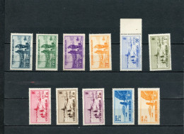 SAINT PIERRE ET MIQUELON 196/206  LUXE NEUF SANS CHARNIERE - Unused Stamps