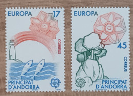 Andorre Espagnol - YT N°178, 179 - EUROPA / Protection De La Nature Et De L'environnement - 1986 - Neuf - Ungebraucht