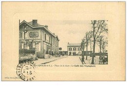 28.ILLIERS.n°5725.PLACE DE LA GARE.LE CAFE DES VOYAGEURS - Illiers-Combray