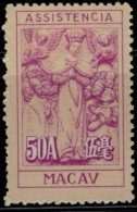 ZAYIX 1945 Macau - #RA10 Postal Tax - MH - Issued W/o Gum - Angels - Religion - Otros & Sin Clasificación