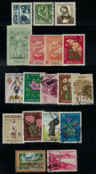ZAYIX -  Macau 18 Macau Stamps - Used - Flowers - Planes - Military - Otros & Sin Clasificación