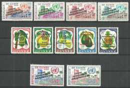 Guinea 1960 Mi 56-66 MNH  (ZS5 GUR56-66) - Altri & Non Classificati