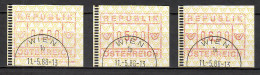 Österreich, 1988; MiNr. ATM 2, Gestempelt; Alb. 06 - Viñetas De Franqueo [ATM]