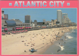 ZAYIX Postcard Famous Atlantic City Boardwalk Hotels Casinos 102022-PC19 - Otros & Sin Clasificación