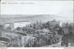 Ai465 Cartolina Chieti  Citta' Villa Comunale Veduta Dell'ospedale 1918 - Chieti