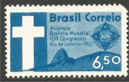 212 Brazil World Baptist Alliance MNH ** Neuf SC (BRE-160) - Unused Stamps