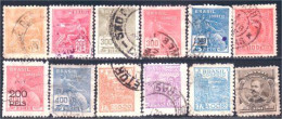 212 Brazil Collection 12 Timbres (BRE-128) - Collections, Lots & Series