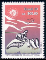 212 Brazil Antarctica Pingouin Phoque Morse Seal Penguin Walrus MNH ** Neuf SC (BRE-37a) - Sonstige & Ohne Zuordnung