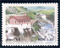 212 Brazil Barrage Hydro Power Dam MNH ** Neuf SC (BRE-27c) - Agua