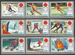 233 Burundi Ice Hockey Glace Patinage Skating Ski Bobsled Skiing (BUR-200) - Inverno