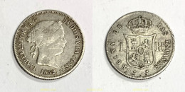 3659 ESPAÑA 1859 ISABEL II 1 REAL 1859 BARCELONA - Collections
