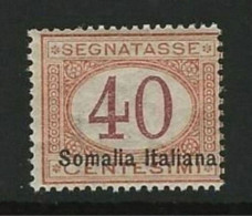 ● ITALIA REGNO ● SOMALIA 1920 ֍ SEGNATASSE ֍ N. 27 Nuovo ** ● Cat. 700 € ● SOLO Al 5% ● Lotto 2175 A ● - Somalia