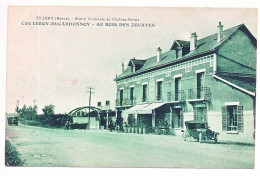 CPA 9 X 14 Marne SILLERY Route Nationale De Châlons-Reims Café LEROY-DUCARDONNOY - Au Bois Des Zouaves  Automobiles - Sillery