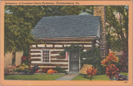 ZAYIX Postcard Birthplace President James Buchanan Chambersburg PA 102022-PC26 - Other & Unclassified