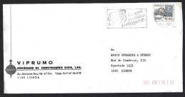 Flâmula 'Fabricado Em Portugal - Compre Produtos Portugueses'. Circulada Lisboa 1982 Selo Bussola, Radar.  Compass Stamp - Covers & Documents