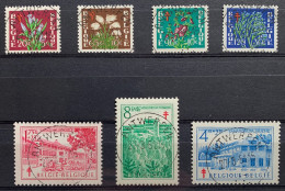 België, 1950, Nr 834/40, Gestempeld ANTWERPEN, OBP 33€ - Gebraucht