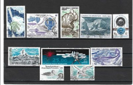 TAAF. FRENCH ANTARCTIC. Lot De 10 Beaux Timbres Oblitérés 1 ère Qualité, Fort Côte     # 5-b - Sonstige & Ohne Zuordnung