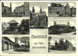 70104530 Butzbach Butzbach Markt Rathaus Kirche Ruine Muenzenberg Turm X 1952 Bu - Butzbach