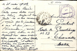 1923  Cachet  "  26° BATAILLON DE CHASSEURS A PIED " - Briefe U. Dokumente