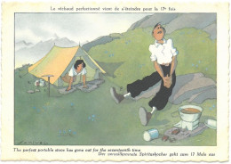 CPSM Illustrateur SAMIVEL - Le Réchaud Perfectionné Vient De S'éteindre Pour La 17ème Fois -  Ed. JANSOL - Samivel