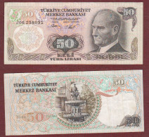 Turkey Turchia 50 Lirasi Lira 1970 Turkiye - Türkei