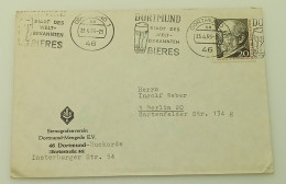 Germany-DORTMUND BIERES-Postmark DORTMUND 1965-Stenografenverein Dortmund-Mengede E.V. - Sobres Privados - Usados