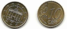 10 Cent, 2021,  Prägestätte (A),  Vz, Sehr Gut Erhaltene Umlaufmünzen - Germania